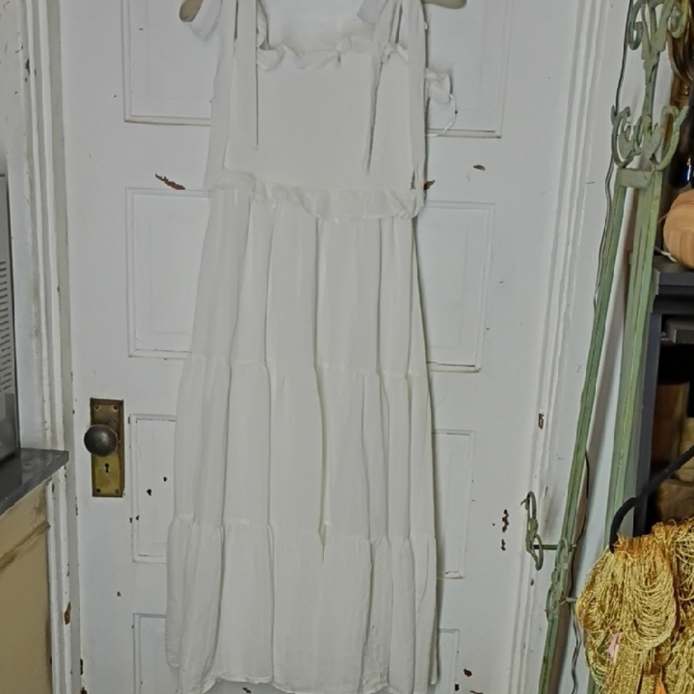 A.Calin Chic White Maxi Dress
